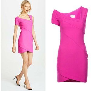 🆕Cinq a Sept One Shoulder Bodice Cocktail Party